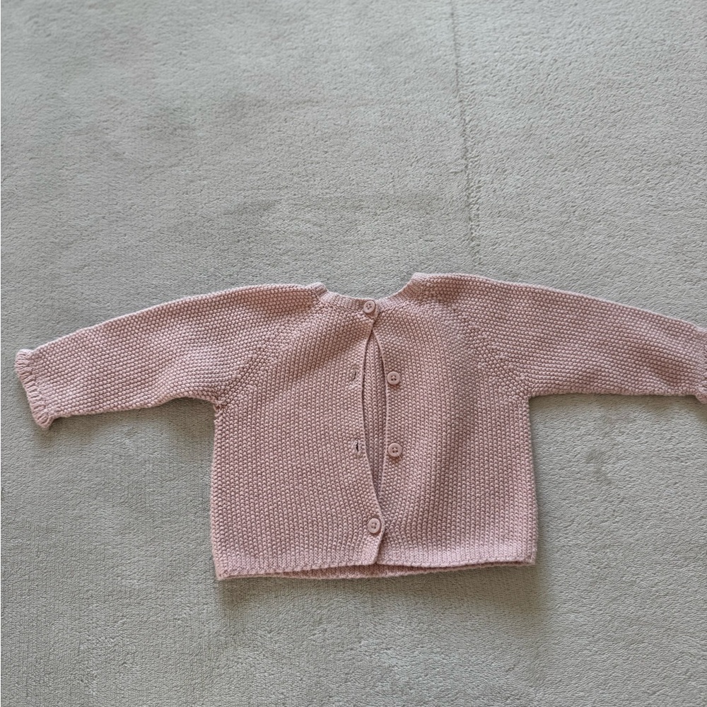 Pink Knit Baby Girl Sweater